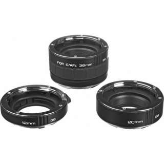 New KenkoExtension Tube Set DG (12, 20 & 36mm Tubes) for Canon EOS 