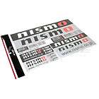 Nismo Sticker Decal Sheet 240SX 300ZX 350Z 370Z G35 G37