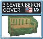 Seater Bench Cover Patio Furniture Wood Plastic   NEW