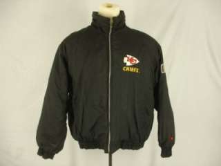 Mens NFL Kansas City Chiefs jacket Coat insulated Red black winter Pro 