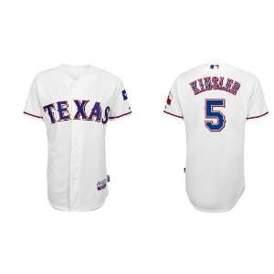 Texas Rangers 5# Ian Kinsler White 2011 MLB Authentic Jerseys Cool 