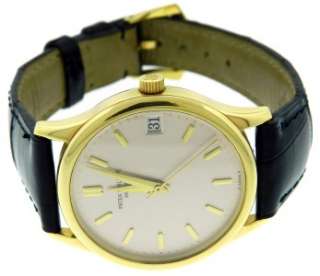 Mens Patek Philippe Calatrava 3998 Automatic 18K Yellow Gold Watch 
