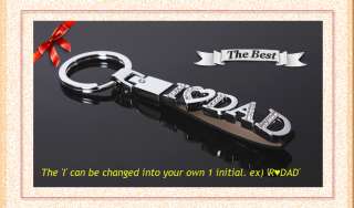 Fathers Day Gift Personalized Key chain Keyring New  