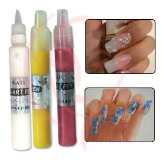   colours Creative Nail Art Painting Drawing Polish DIY 3D Pen for lady