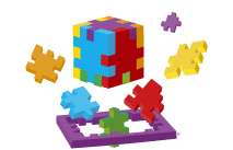Happy Cube family Happy cube 6 piece set 3D NEW 6 pack  