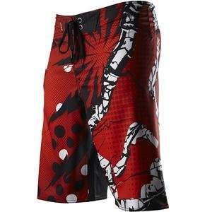  Fox Racing Explosion Fissure Boardshorts   38/Red 