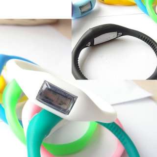   Bracelet Silicone Health Anion Wrist Watch Quartz Women/Men FOB  