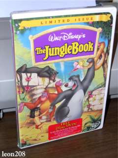 The Jungle Book (DVD, 1999, Limited Issue), Disney, OOP 717951005878 