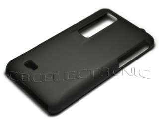 New Black Rubberized hard case for LG Optimus 3D P920  