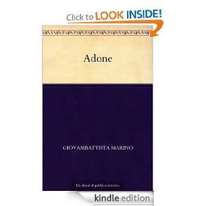 Adone (Italian Edition) Giovambattista Marino  Kindle 