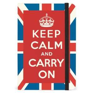  Cavallini Small Notebooks Keep Calm and Carry On, 4 x 6 