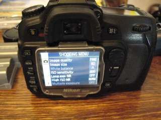 Nikon D80 10.2 MP Digital SLR Camera Body 018208254125  