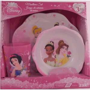  Princess 3Piece Mealtime Set Plate, Bowl & Tumbler Baby