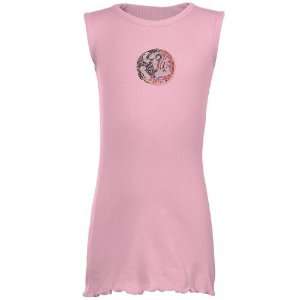   Girls Light Pink Rhinestone Tank Dress (6 Months)
