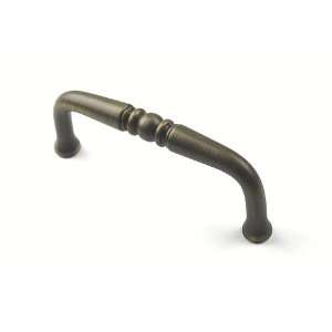 Century 12353 WB Weathered Brass Plymouth 3 Solid Brass Handle Pull 