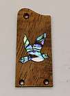 Truss Rod Cover with Howling Wolf Inlay 01 will fit Tacoma