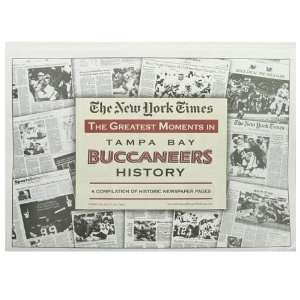  NFL Tampa Bay Buccaneers Greatest Moments Newspaper 