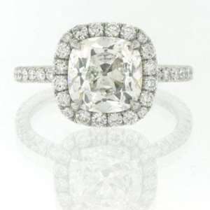   Antique Cushion Brilliant Diamond Engagement Anniversary Ring Mark