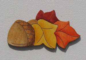 Pins by Joanie Primitive Fall Leaves Acorn Nut Autumn  