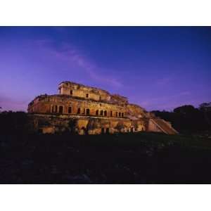  A View of the Ancient Mayan Ruins of Uxmal Photographic 