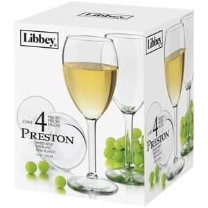  Preston 4 PC White Wine Glass Set