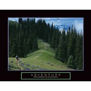  Adventure Hiking Motivational Outdoors Poster Print 