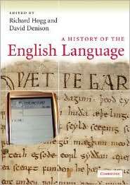History of the English Language, (052171799X), Richard Hogg 