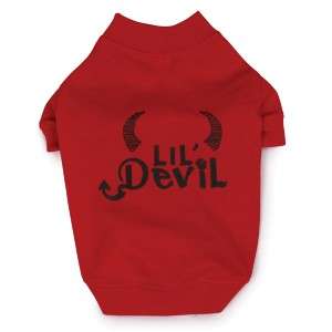 Zack & Zoey Halloween Lil Devil Tee Dog T Shirt  