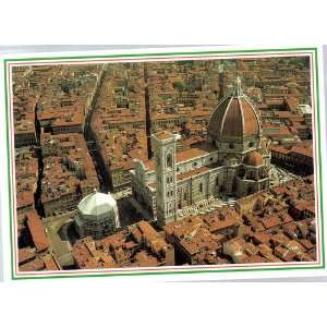 Italy Post Card FIRENZE, Veduta aerea della Cattedrale di Santa Maria 