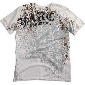   and Huntington Rise Against Dragon Premium T Shirt   X Large/White