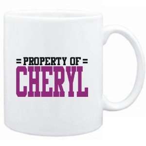  Mug White  Property of Cheryl  Female Names Sports 