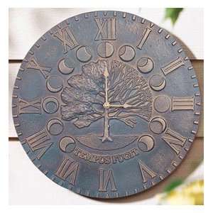  Whitehall Times & Seasons Clock   Copper Verdi