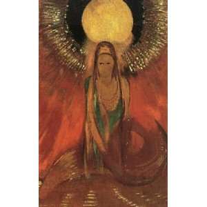   Inch, painting name Goddess of Fire, by Redon Odilon