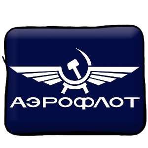  aeroflot soviet airlines Zip Sleeve Bag Soft Case Cover 