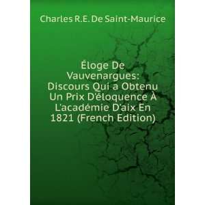   aix En 1821 (French Edition) Charles R.E. De Saint Maurice Books