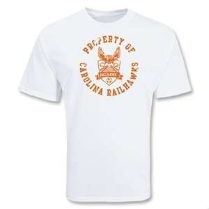   Carolina Railhawks Property Soccer T Shirt (White)