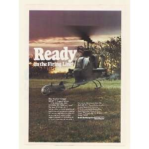   Marine Corps Bell AH 1T + SuperCobra Helicopter Print Ad (52779) Home