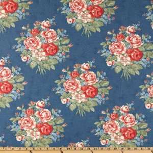  44 Wide Moda Charlevoix Floral Lake Fabric By The Yard 