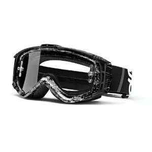   Optics Black/Silver Team Intake Sweat X Goggles with Clear AFC Lens