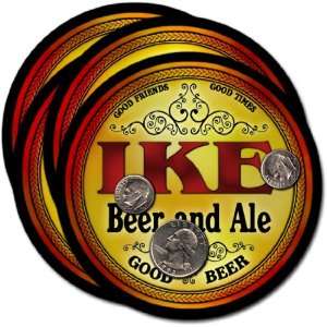  Ike, TX Beer & Ale Coasters   4pk 