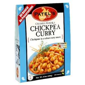 Patels Chickpea Curry   Channa Masala   10 Boxes (9.5 oz ea)  