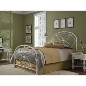  Full Chantilly Bed with Frame (Glossy White) (58 .25H x 