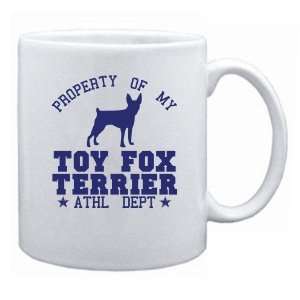  New  Property Of My Toy Fox Terrier   Athl Dept  Mug Dog 
