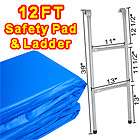 Step Ladder 1 Thick 12 ft Safety Frame PVC Pad Tram