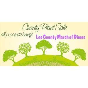  3x6 Vinyl Banner   Plant Sale for Charity 