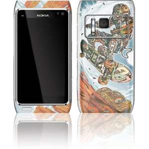  Skinit Turbo Wheelz Penetration Vinyl Skin for Nokia N8 