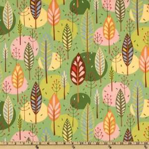  44 Wide Moda Tweet Tweet Trees Grass Fabric By The Yard 