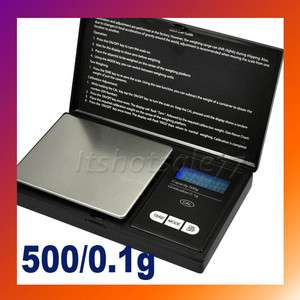 500g x 0.1 Jewelry Gram Digital Weigh Scale Gold Pocket  