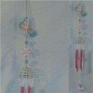 Butterfly PolyResin Wind Chime 763642052201  