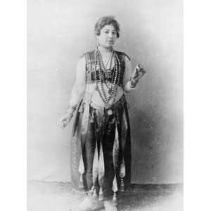  1893 photo Egyptian dancing girl, Worlds Columbian 